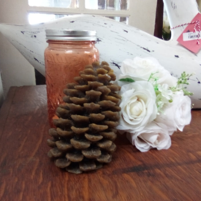 Pinecone Candles