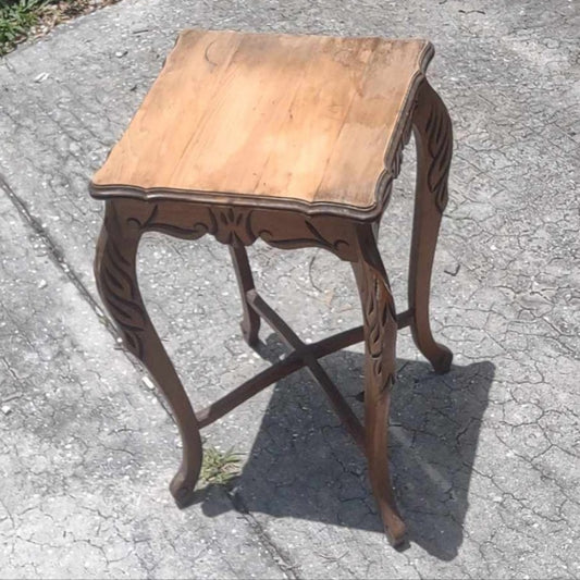 Carved Accent Table