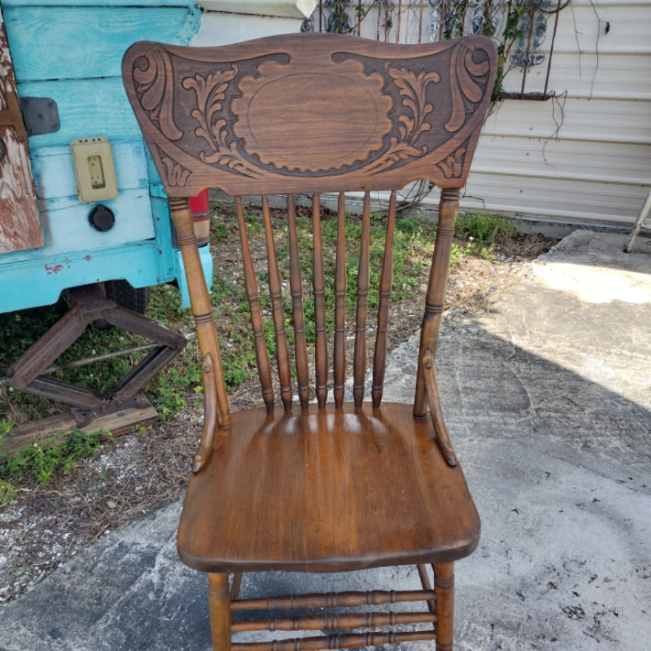 Pressed Back Chair