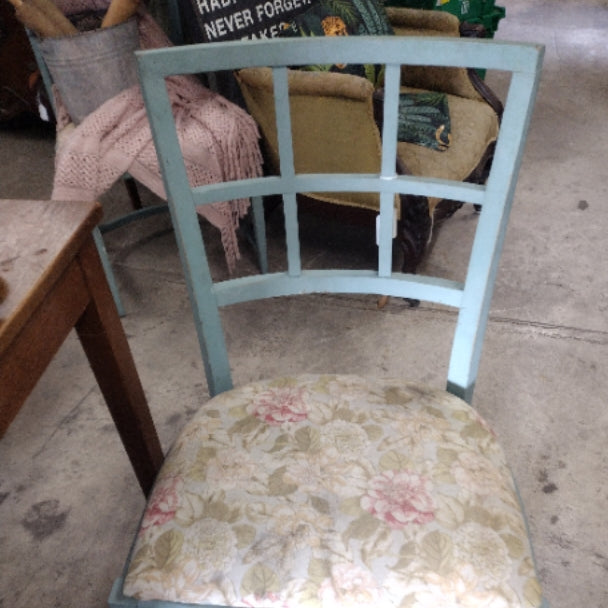 Light Blue Fabric Chair