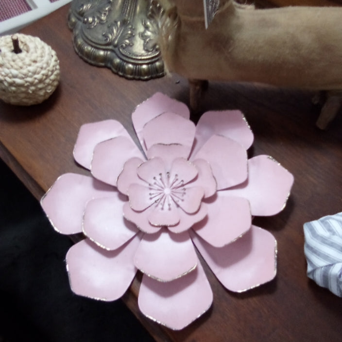 Pink Metal Flower