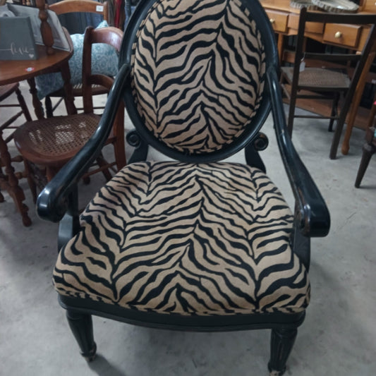 Zebra Fabric Chair