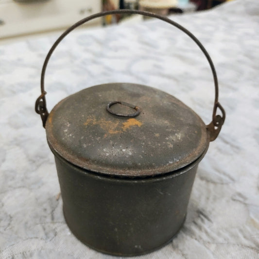 1800s Tin Child’s Berry Bucket