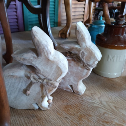 Standing Wood Bunny