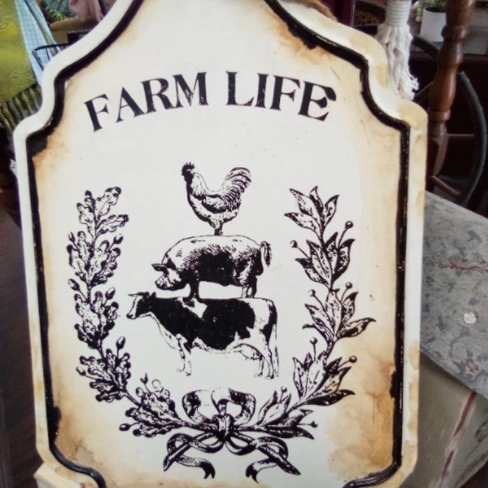 Farm Life Sign