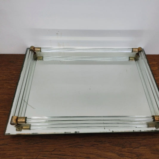 Vintage Mirrored Vanity Tray