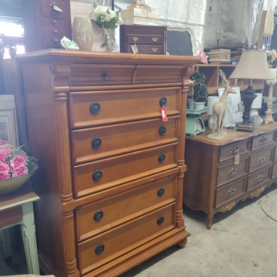 Tall Wood Dresser