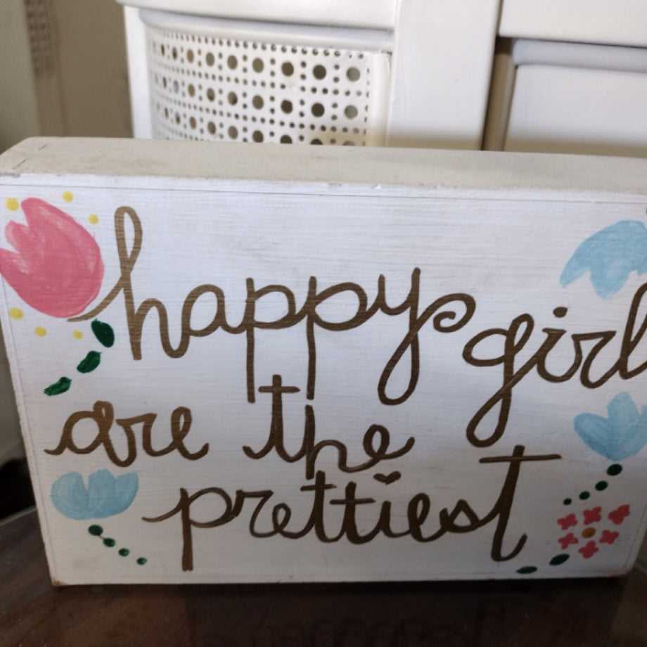 Happy Girl Sign