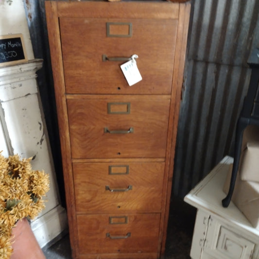 Tiger Oak Filling Cabinet