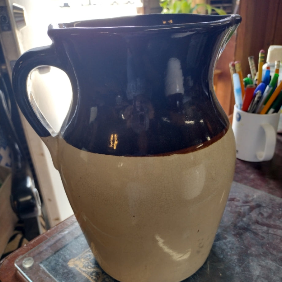 Dipped Stoneware Pitcher