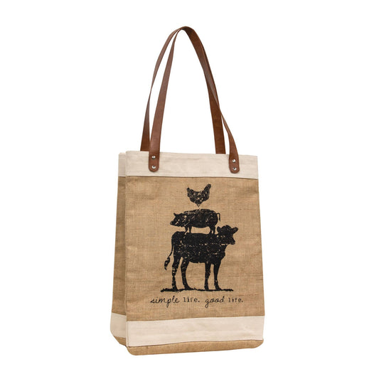 Animal Stack Tote Bag