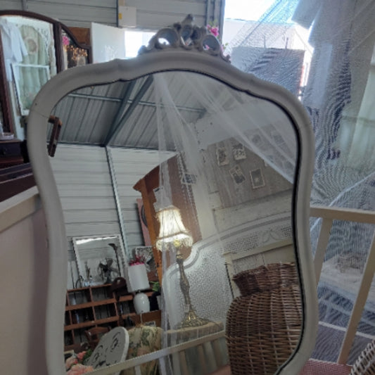 French Provincial White Mirror