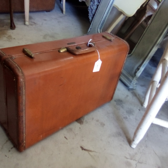 Small Leather Suitcase