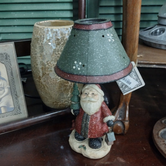 Santa Candle Holder