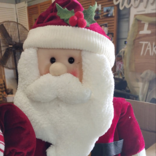 Plush Standing Santa