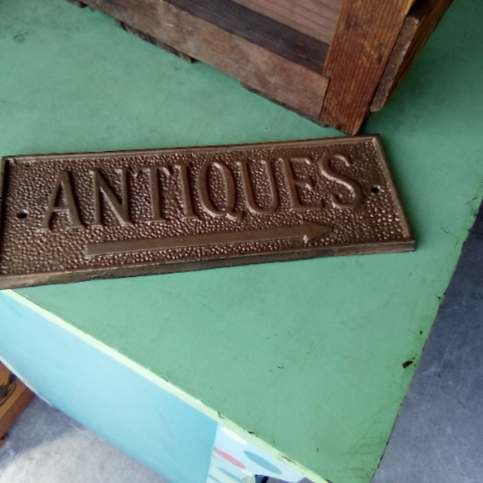 Antique Metal Sign